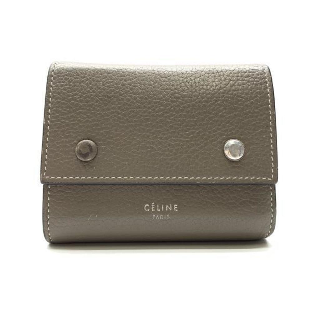 Celine Bicolor Leather Multi-Function Compact Wal… - image 1